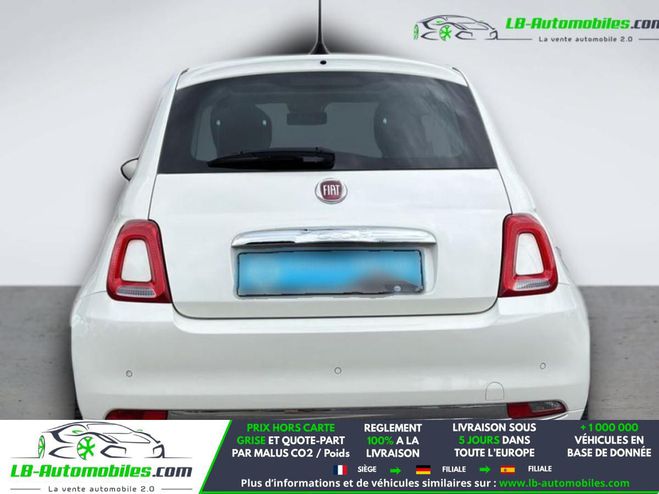 Fiat 500 1.2 69 ch BVA Blanc M�tallique de 2019