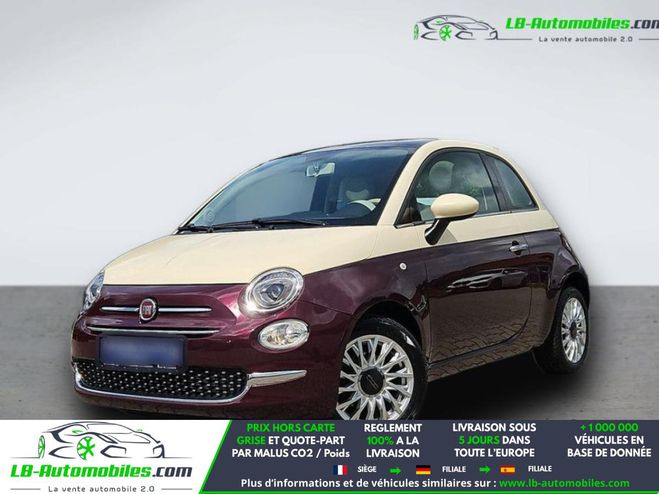 Fiat 500 1.2 69 ch BVA Rouge M�tallique de 2018