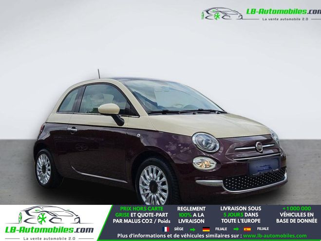 Fiat 500 1.2 69 ch BVA Rouge M�tallique de 2018