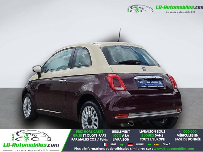 Fiat 500 1.2 69 ch BVA Rouge M�tallique de 2018