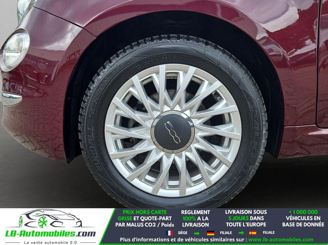 Fiat 500 1.2 69 ch BVA Rouge M�tallique de 2018