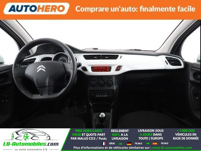 Citroen C3 PureTech 68 BVM Blanc M�tallique de 2016