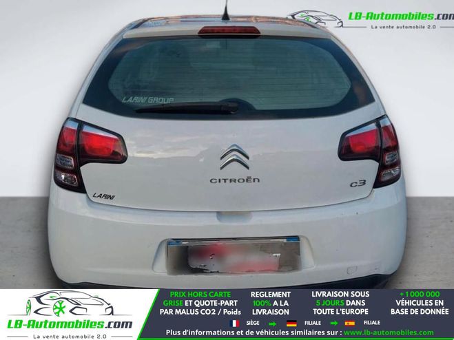 Citroen C3 PureTech 68 BVM Blanc de 2015