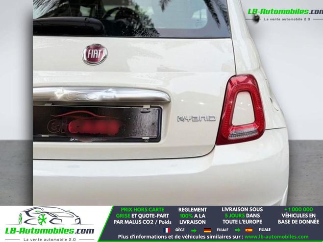 Fiat 500 1.0 70 ch Hybride BVM Blanc de 2021