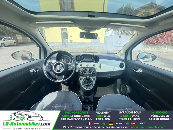 Fiat 500 1.2 8V 69 ch BVM Blanc M�tallique de 2016