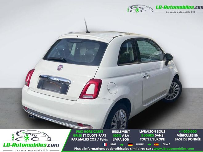 Fiat 500 1.2 8V 69 ch BVM Blanc M�tallique de 2016