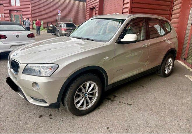 BMW X3 2.0 x-drive 184cv pack luxe cuir gps cam Gris de 2014