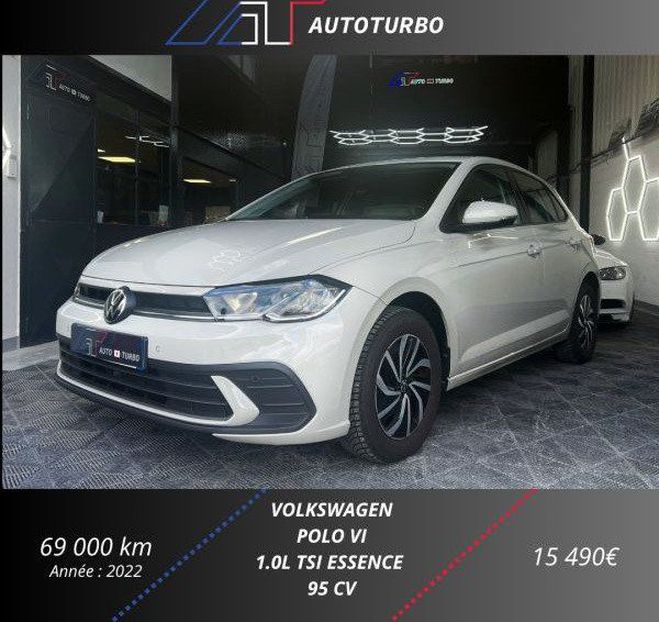 Volkswagen Polo 1.0 TSI 95CH LIFE PLUS Gris de 2022