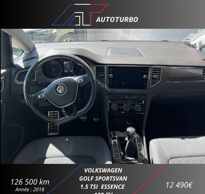Volkswagen Golf Sportsvan 1.5 TSI EVO 130CH BLUEMOTION T Gris de 2018