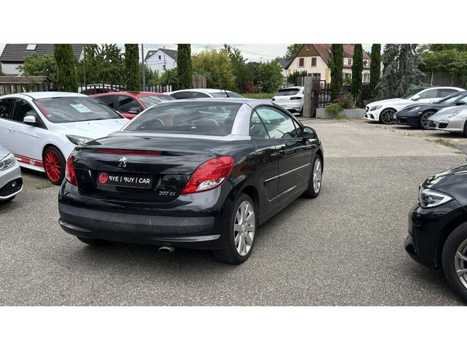 Peugeot 207 CC 1.6 VTi 16V - 120 - BVA COUPE CABRIOL NOIR de 2012