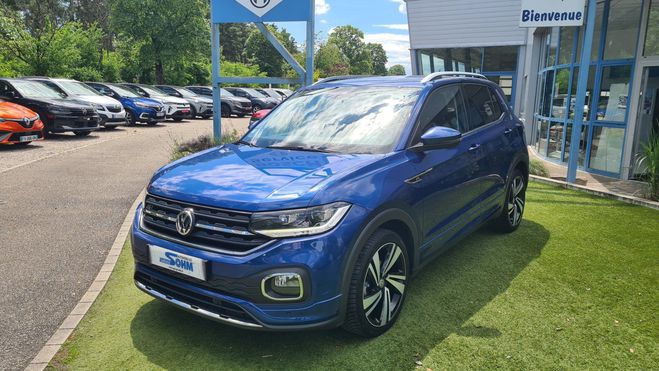 Volkswagen T Cross 1.0 TSI 115CH R-LINE DSG7 Bleu F de 2019