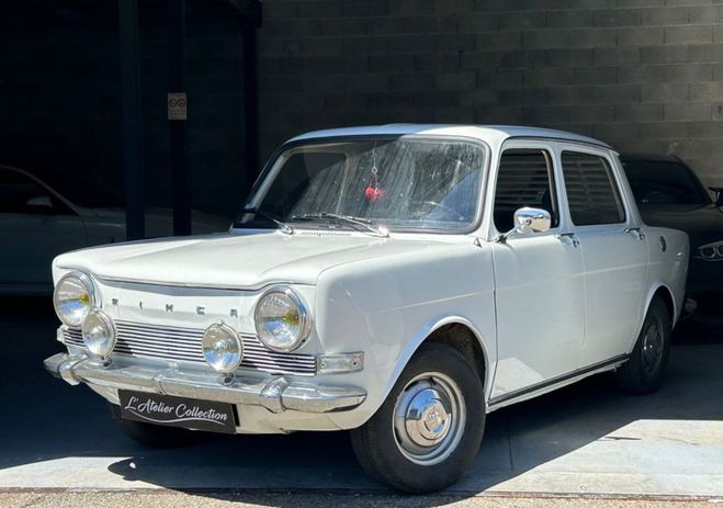 Simca 1000 36ch autoradio 4 places moteur 777cm v�h Blanc de 1970