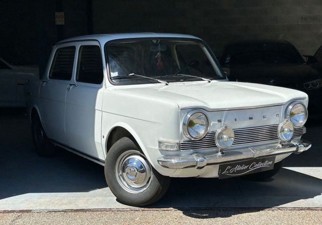 Simca 1000 36ch autoradio 4 places moteur 777cm v�h Blanc de 1970