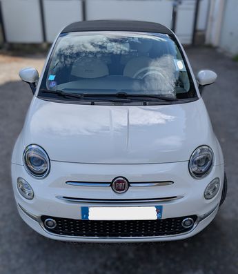  Voir d&eacute;tails -Fiat 500 Cabriolet twinair 105ch &agrave; L'Abergement-Cl�menciat (01)