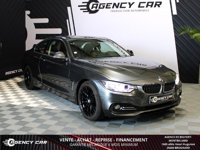 BMW Serie 4 418d Coup� Luxury - BVA - Faible kilom�t GRIS FONCE de 2016