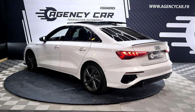 Audi A3 Berline 35 TDI - 150 - S line - toit ouv BLANC de 2021