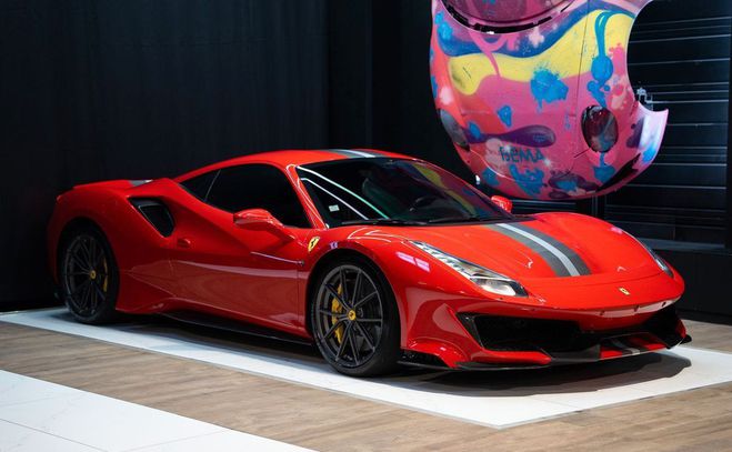 Ferrari 488 Pista 720ch V8 | Rosso Corsa Si�ges raci Rouge de 2019