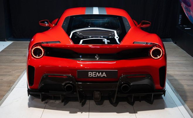 Ferrari 488 Pista 720ch V8 | Rosso Corsa Si�ges raci Rouge de 2019