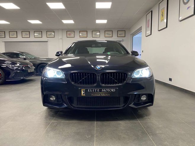 BMW Serie 5 518 dA 1erMAIN- CARNET COMPLET- FULL OPT Noir M�tallis� de 