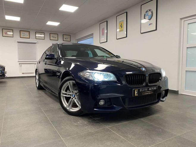 BMW Serie 5 518 dA 1erMAIN- CARNET COMPLET- FULL OPT Noir M�tallis� de 