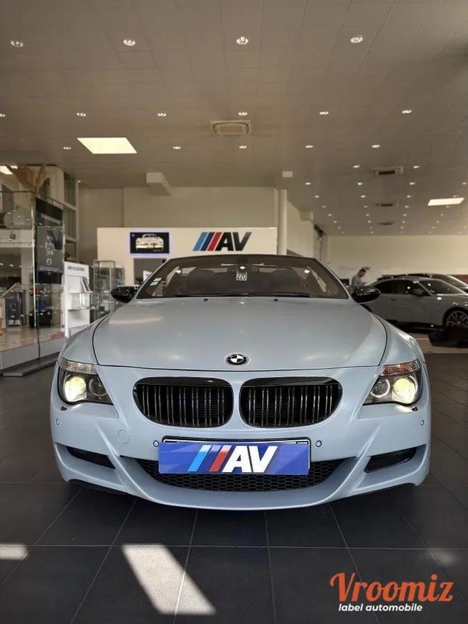 BMW M6 5.0 V10 - 507CH - Cabriolet - SMG7 Noir de 2007