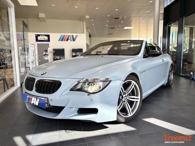 BMW M6 5.0 V10 - 507CH - Cabriolet - SMG7 Noir de 2007
