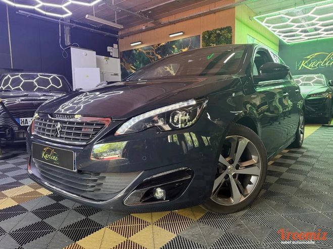 Peugeot 308 GENERATION-II 1.2 130 cv GT LINE EAT6 I  Noir de 2016
