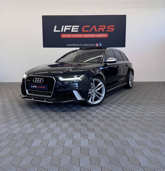 Audi RS6 Avant IV 4.0 V8 TFSI 605ch performance q Bleu de 2016