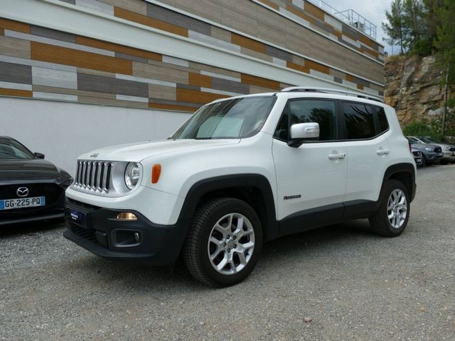 Jeep Renegade 2.0 MULTIJET 140 Ch LIMITED 4X4 BVA TOIT Blanc de 2015