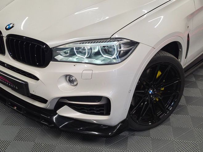 BMW X6 F16 M50d 381 ch Performance - Si�ges Cha Blanc de 2015