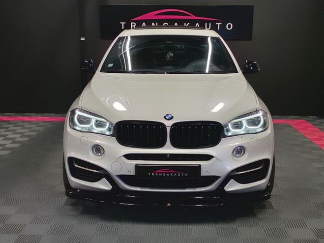 BMW X6 F16 M50d 381 ch Performance - Si�ges Cha Blanc de 2015