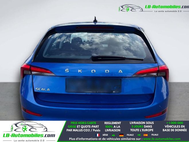 Skoda Scala 1.0 TSI 95 ch BVM Bleu M�tallique de 2020