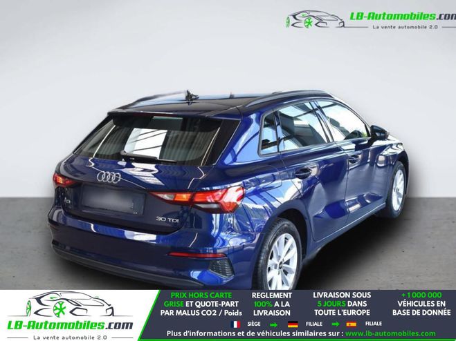 Audi A3 30 TDI 116 BVM Bleu M�tallique de 2021