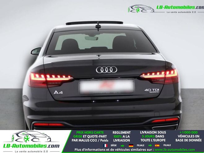 Audi A4 40 TDI 204 BVA Quattro Noir M�tallique de 2020
