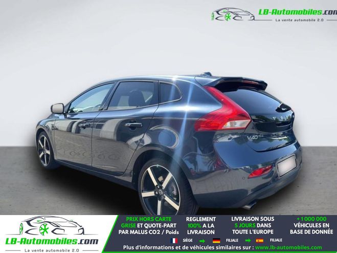 Volvo V40 T3 152 ch BVA Bleu M�tallique de 2017