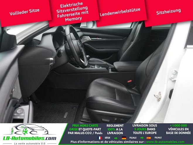 Mazda 3 2.0L SKYACTIV-X G 180 ch BVM Blanc M�tallique de 2019