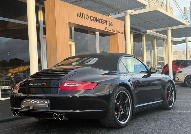 Porsche 911 CABRIOLET Type 997 Phase 1 CARRERA 4S 3. Noir de 2006