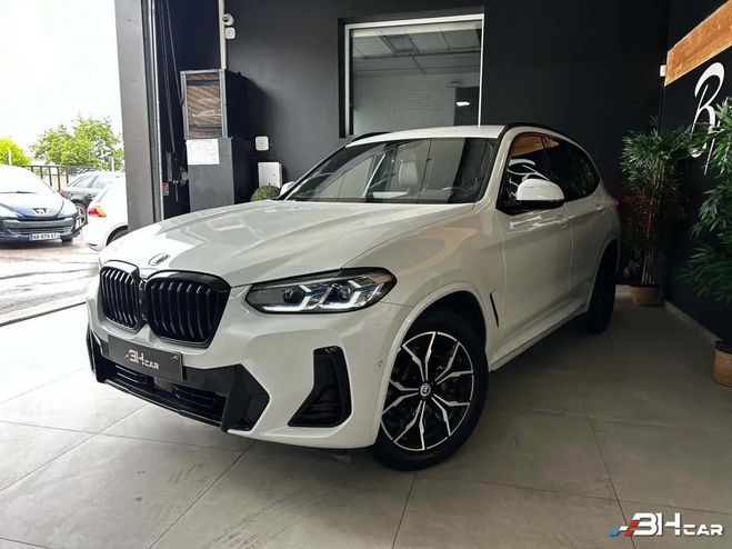 BMW X3 M-SPORT 3.0D 285 MHEV Mild HYBRID XDRIVE Blanc de 2022