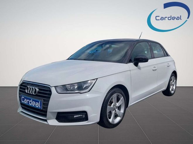 Audi A1 AIRCO-BLUETOOTH-GPS-CUIR-GARANTIE- Blanc de 