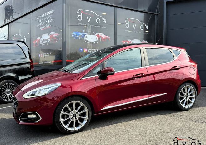 Ford Fiesta 1.0 EcoBoost 100 ch Vignale BVA Rouge de 2019