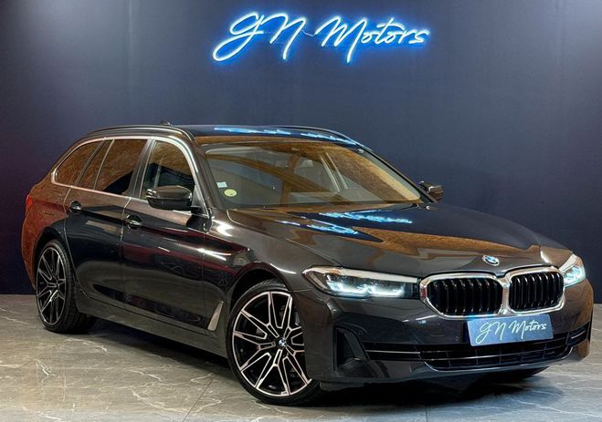 BMW Serie 5 (g31) touring 520d h 190 bva8 suivi comp Gris de 2021