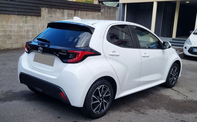 Toyota Yaris 1.5 hybride 116H DESIGN MY21 Blanc de 2021