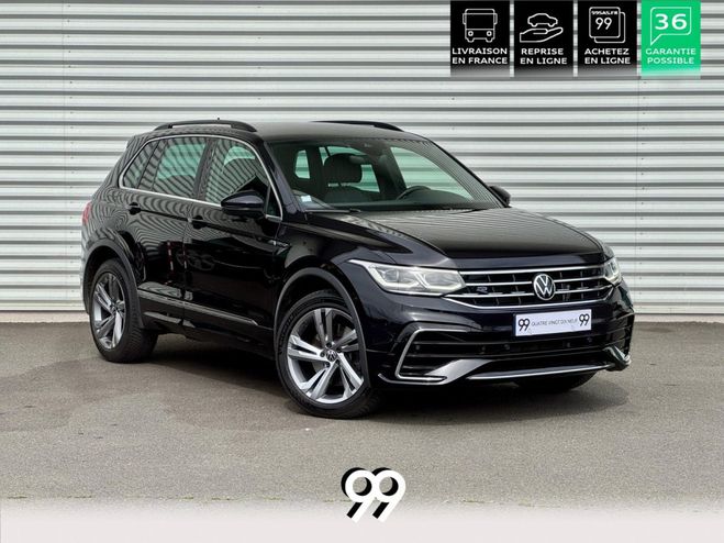 Volkswagen Tiguan R LINE 200CH CARPLAY SI�HE CHAUFFANT CAM NOIR de 2021