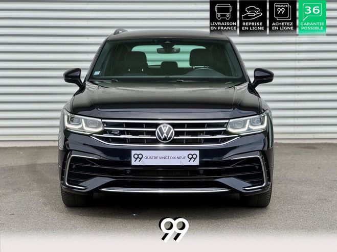 Volkswagen Tiguan R LINE 200CH CARPLAY SI�HE CHAUFFANT CAM NOIR de 2021