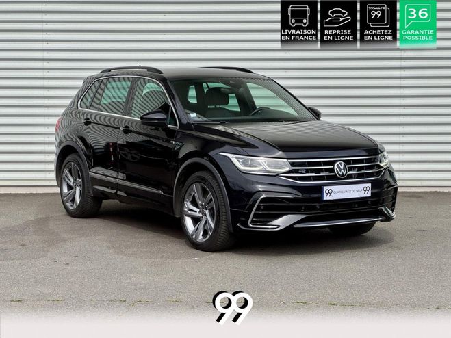 Volkswagen Tiguan R LINE 200CH CARPLAY SI�HE CHAUFFANT CAM NOIR de 2021