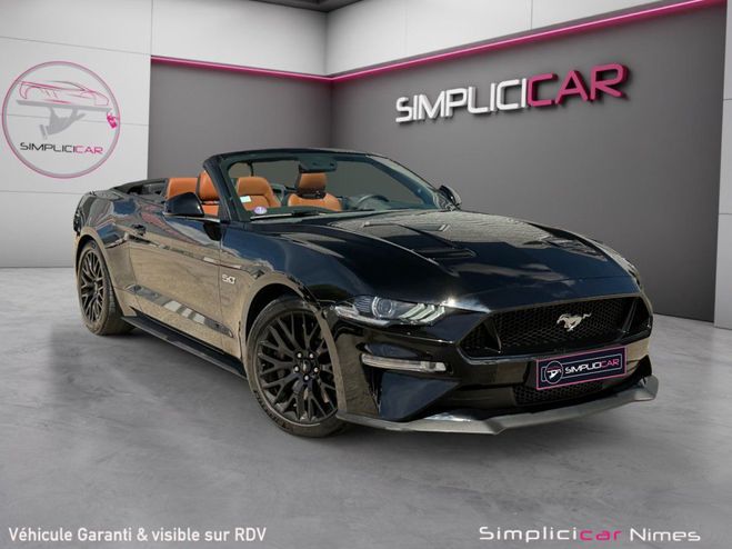Ford Mustang CONVERTIBLE | 02.2014-04.2023 5.0 V8 GT  Noir de 2018