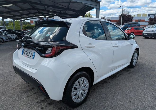 Toyota Yaris hybrid 116h France Business 5p, camera Blanc de 2021