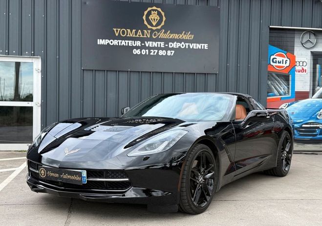 Chevrolet Corvette C7 COUPE Targa Stingray 6.2 V8 466ch BVM Noir de 2014