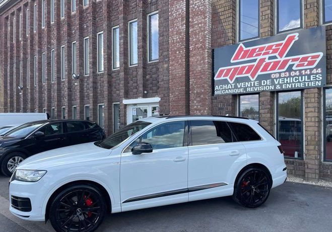 Audi Q7 S line ? 7 places Toit ouvrant panoramiq Blanc de 2016