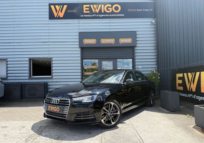 Audi A4 2.0 TFSI 250CH S LINE S-TRONIC QUATTRO,  Noir de 2016